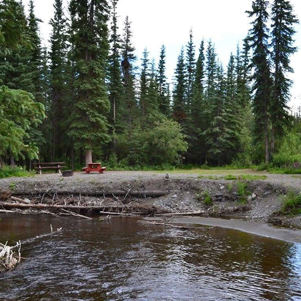 Tolsona Wilderness Campground near Glennallen, Alaska